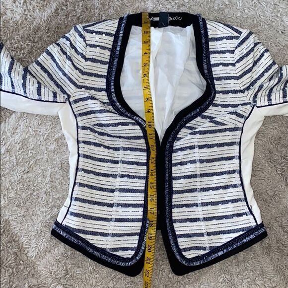 White House Black Market Multi Colored Blazer Jacket Feminine Casual Work Wear - Picture 11 of 13